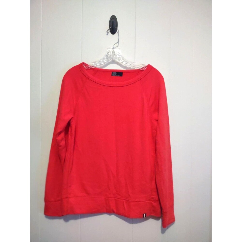 GAP | Women's Coral Red Thin Sweatshirt Size Small